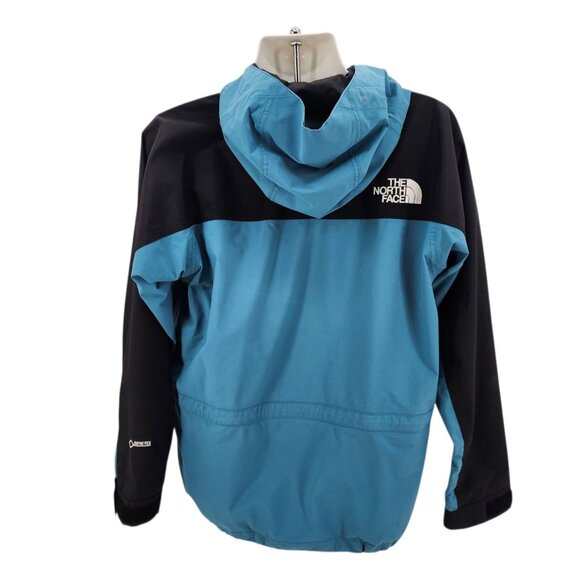 Vintage The North Face Mens Large Jacket Gore-Tex Mountain Hooded Zipper Blue - Picture 3 of 15